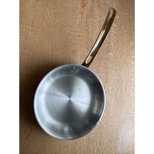 Viking 8 Inch 3-Ply Stainless Steel Omelette Pan Skillet with Copper Handle